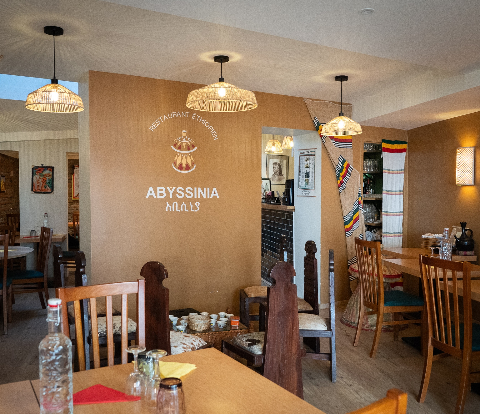 Arrière-plan du restaurant